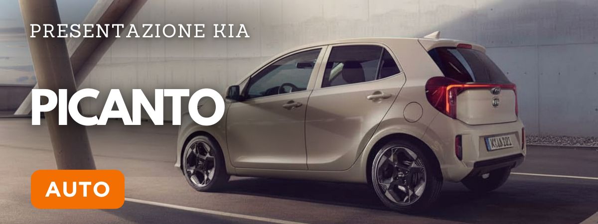 La nuova Kia Picanto 2025 di colore bianco in uno scenario urbano Acquista Kia Picanto a Bergamo Reduzzi Motor