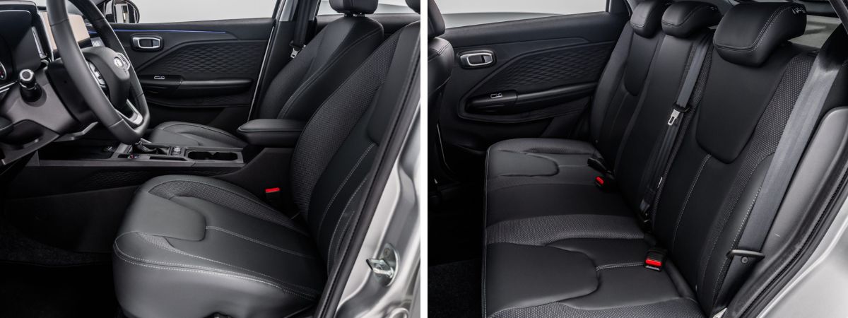 La nuova dr 3.0 particolari degli interni sedili anteriori e posteriori