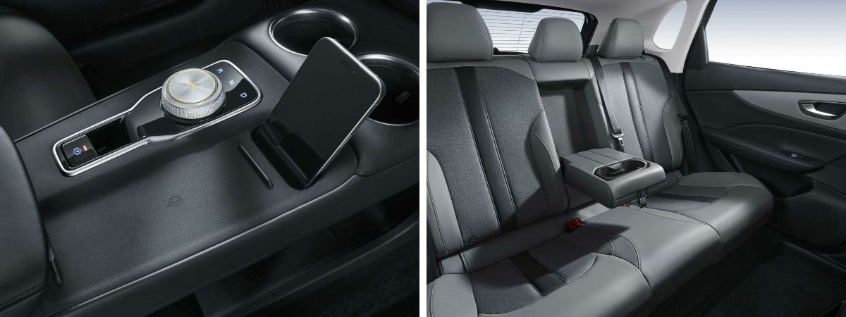 Interni tra tecnologia e comfort per la MGS5 EV