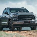 Foton Bergamo e Provincia nuova Tunland V9 vista frontale in uso fuoristrada Reduzzi Motor Treviglio