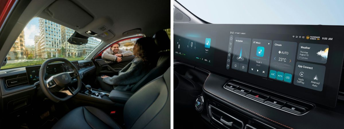 Interni tra tecnologia e comfort per la nuova MG HS PHEV (1)