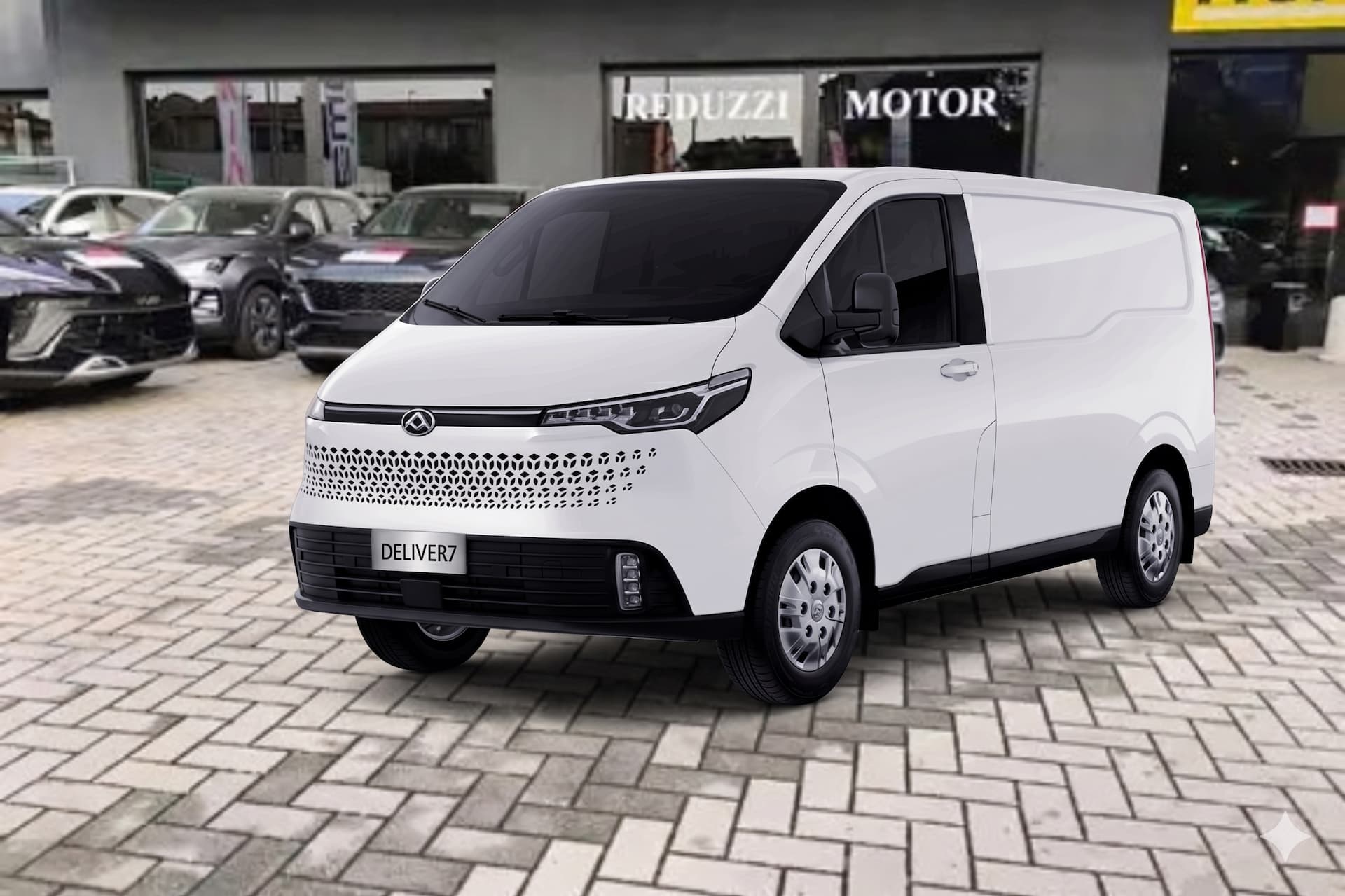 Maxus Deliver 7 Diesel nello showroom Reduzzi Motor a Treviglio Bergamo